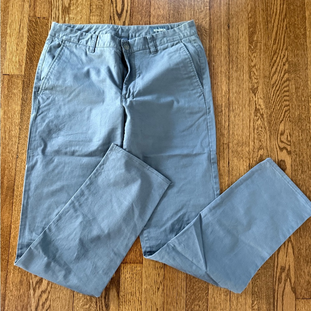 Bonobos Gray Blue Chinos